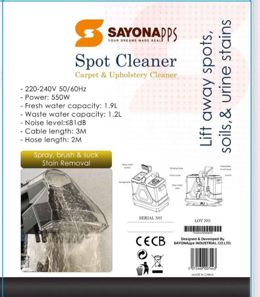 Sayona Spot Cleaner machine
