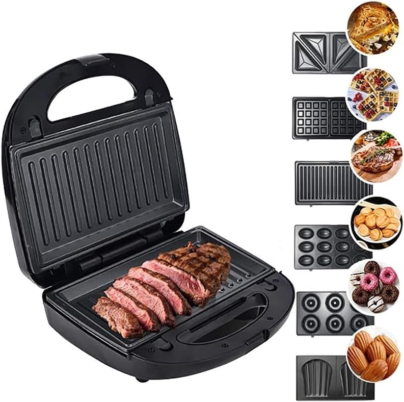 RAF 6-in-1 Grill Electric Toster with 6 Removable Panels