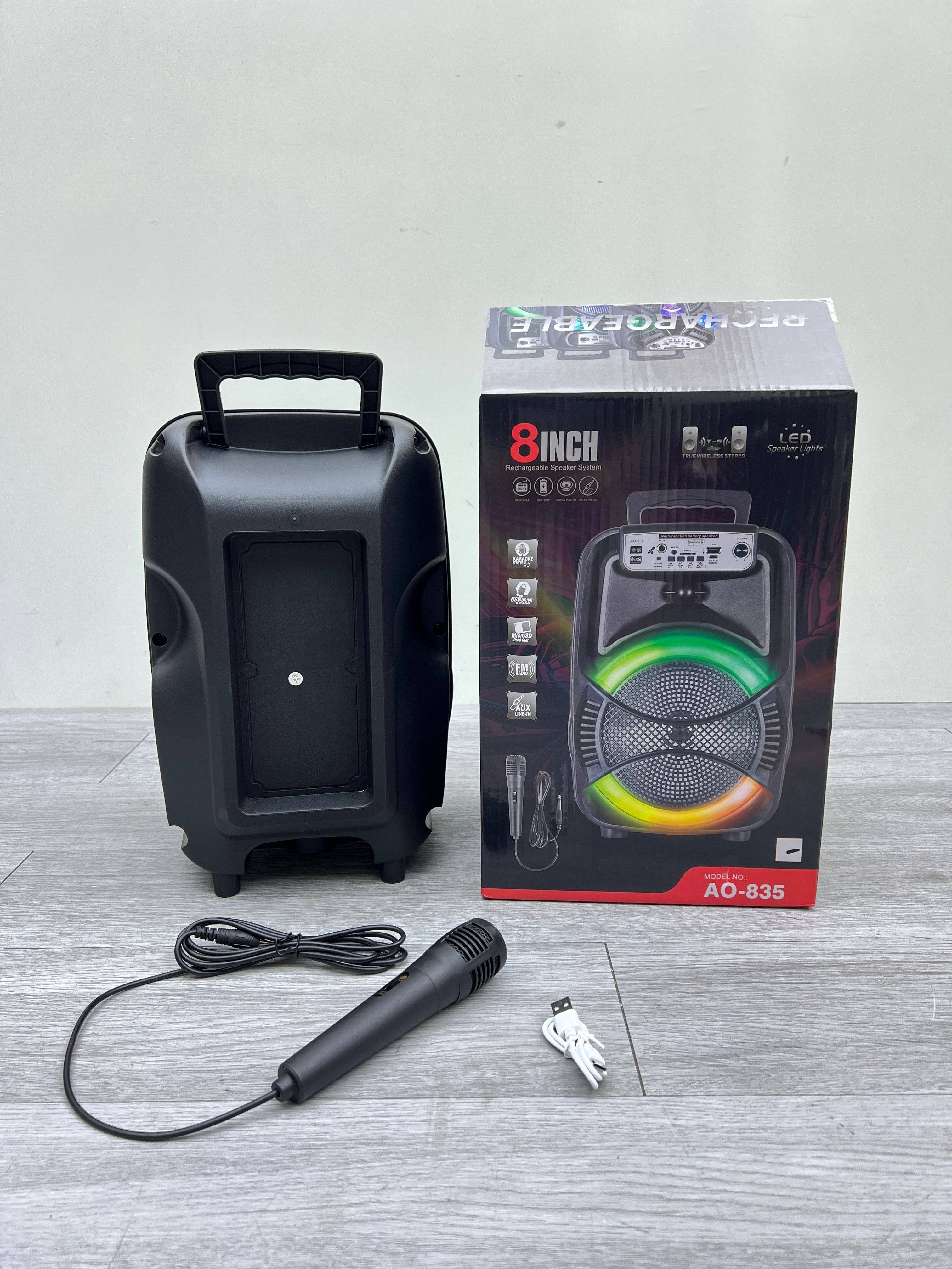 Portable Speaker AO-835 8"