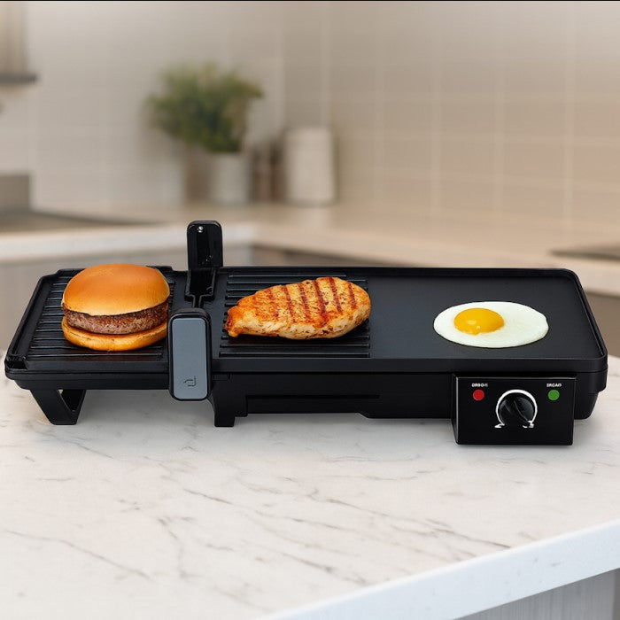 Sayona 3 in 1 Electric Grill, Griddle & Panini Maker
