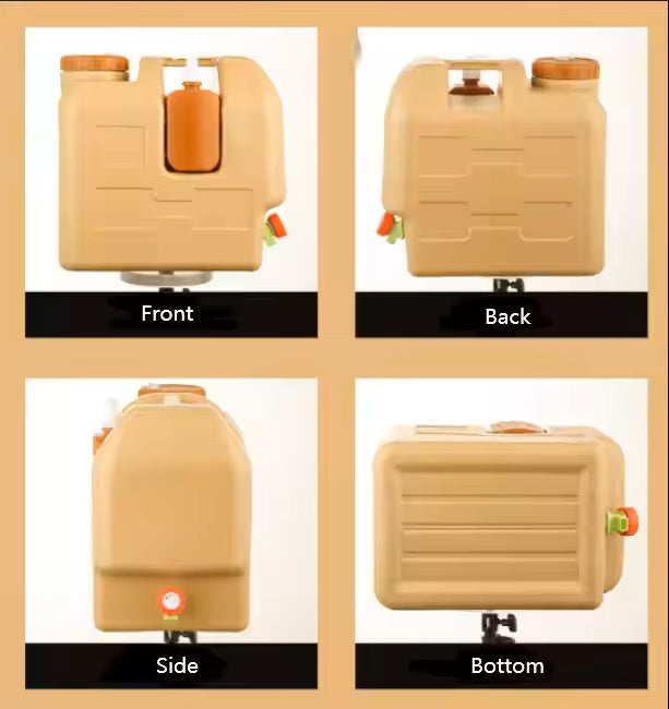 Storage Container with Tap and Handle